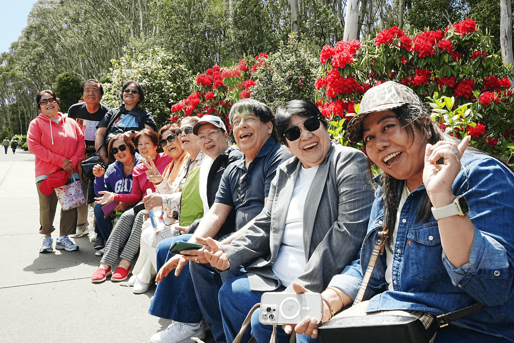 A large group of Asian participants at an ODI activity