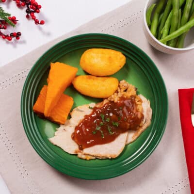 138. christmas turkey & cranberry gravy