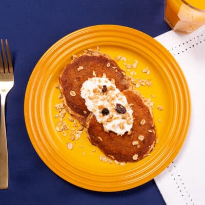209. banana pancakes & ricotta cream