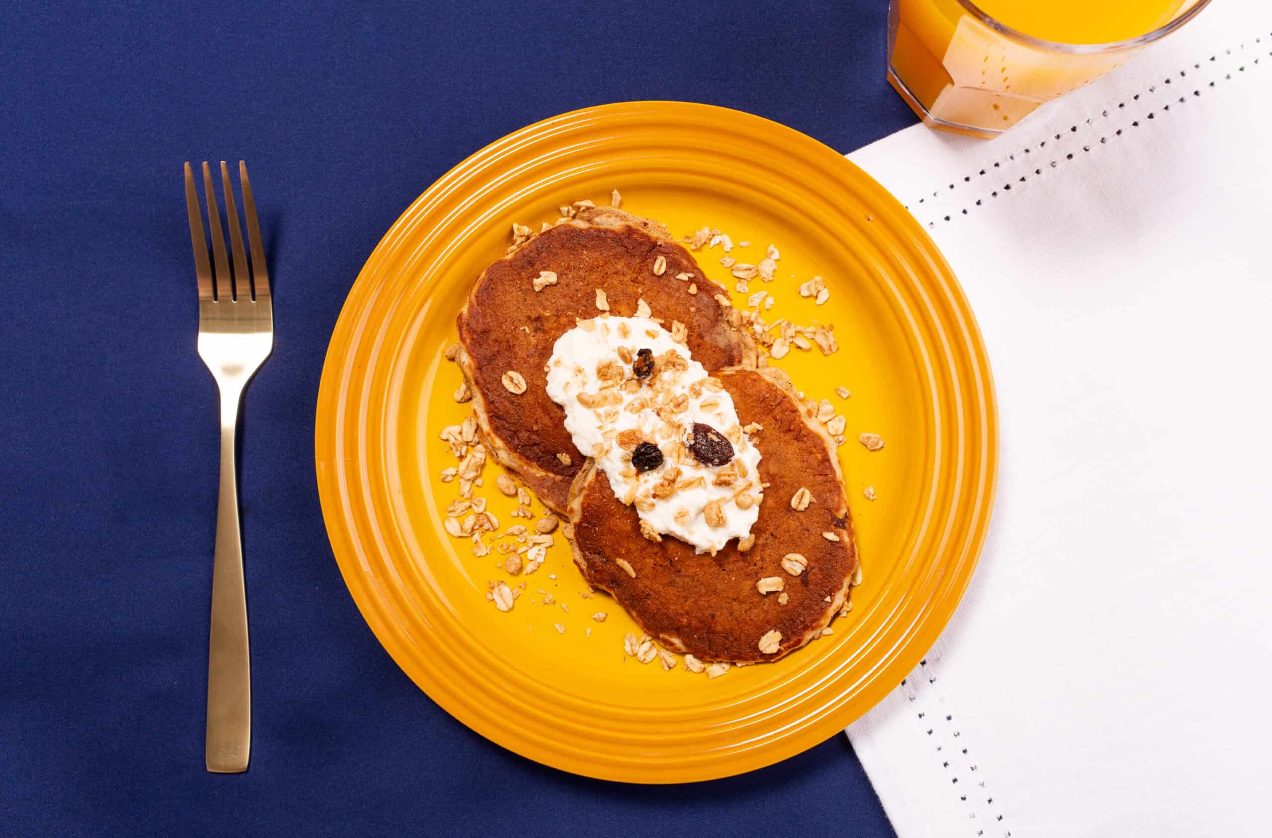 209. banana pancakes & ricotta cream