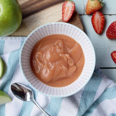 510. apple & strawberry puree