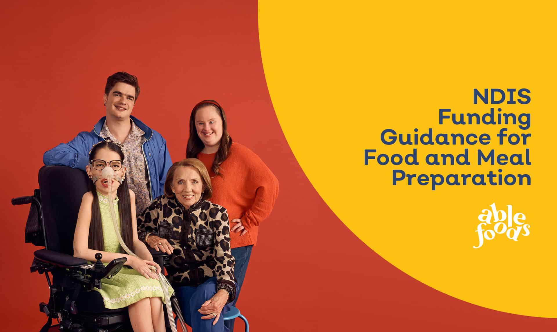 NDIS funding guidance for food and meal preparation