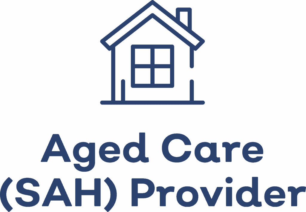 aged care (sah) provider logo navy
