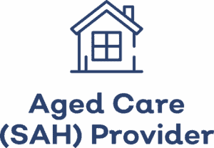 aged care (sah) provider logo navy